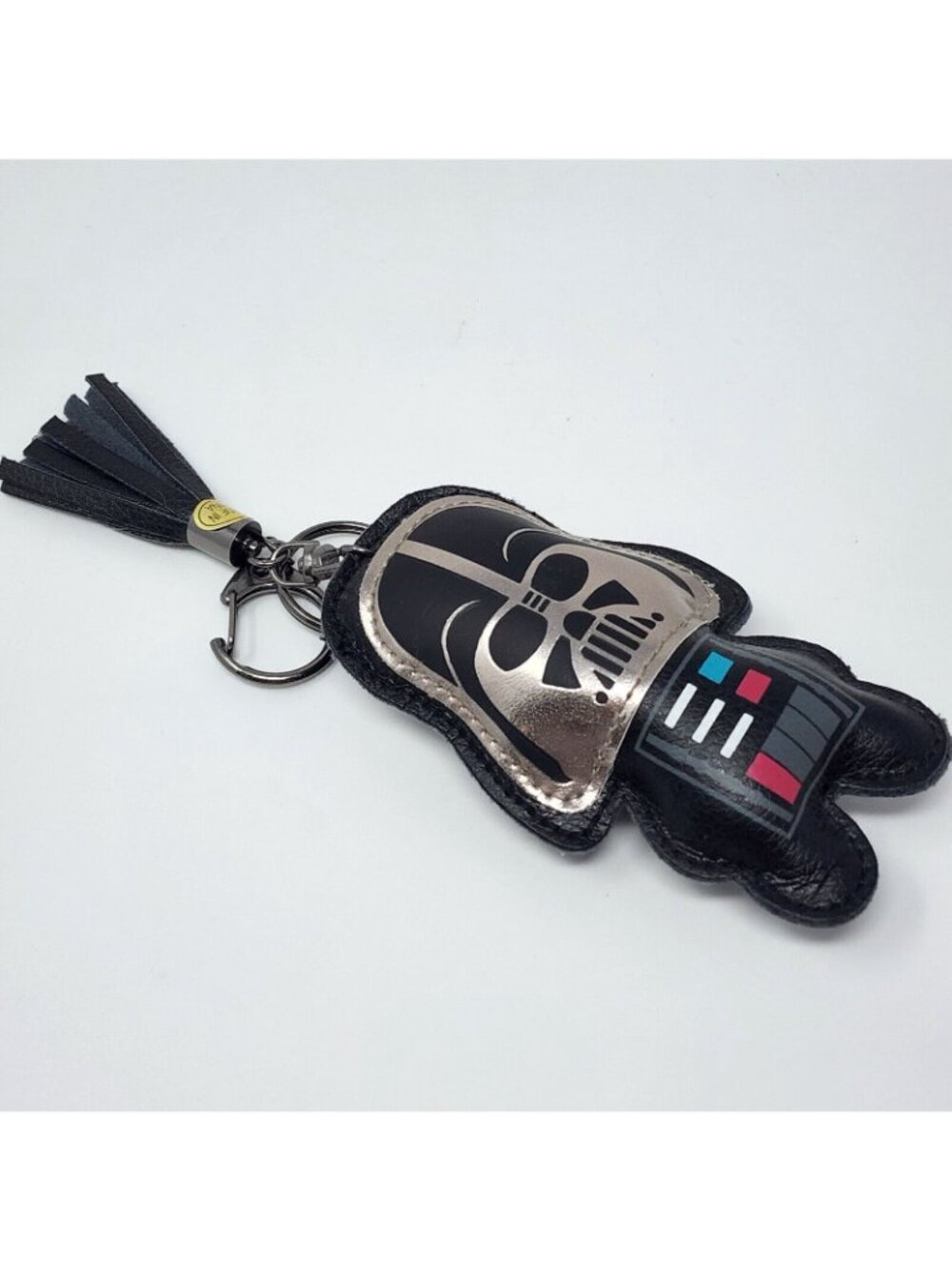 Lucas Film Darth Vader Leather Plush Keyring Keychain 4" Vintage - Picture 3 of 5